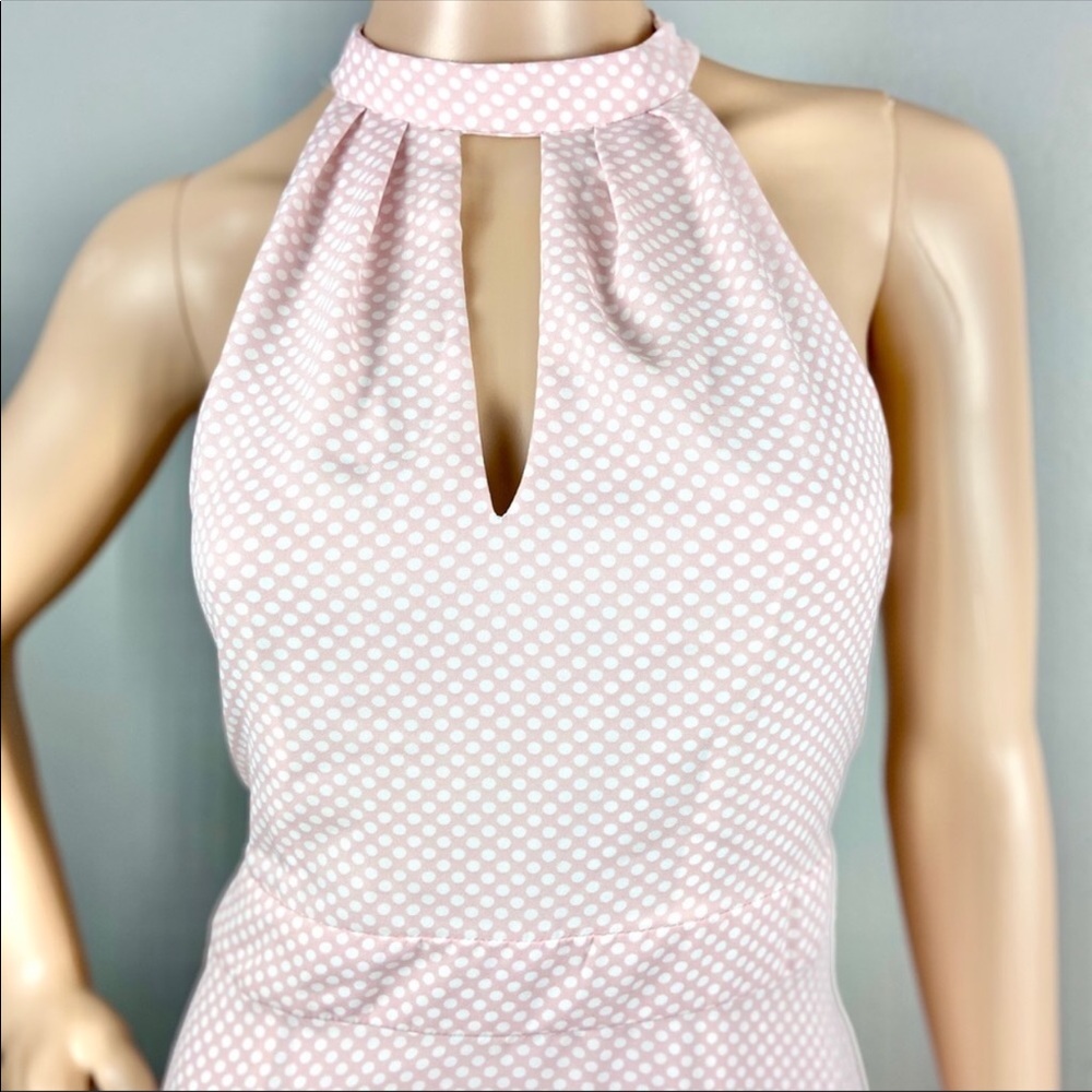 Express polka dot dress